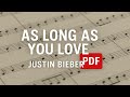 [ Clarinet ] As Long As You Love Me 