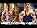 SHOULDER HYPERTROPHY TIPS - MY 3 FAVORITE EXERCISES FOR HUGE DELTS!!!