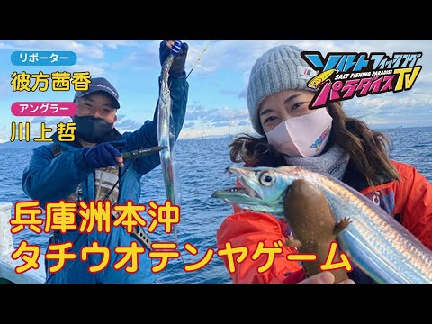 兵庫洲本沖タチウオテンヤゲーム（ソルパラTV・第65回2021年12月23日放送）