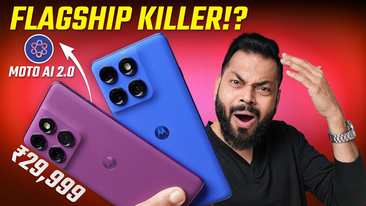 Motorola Edge 60 Pro Unboxing & First Look ⚡UFS 4.0, Dimensity 8350E, 6000mAh @ ₹29,999!