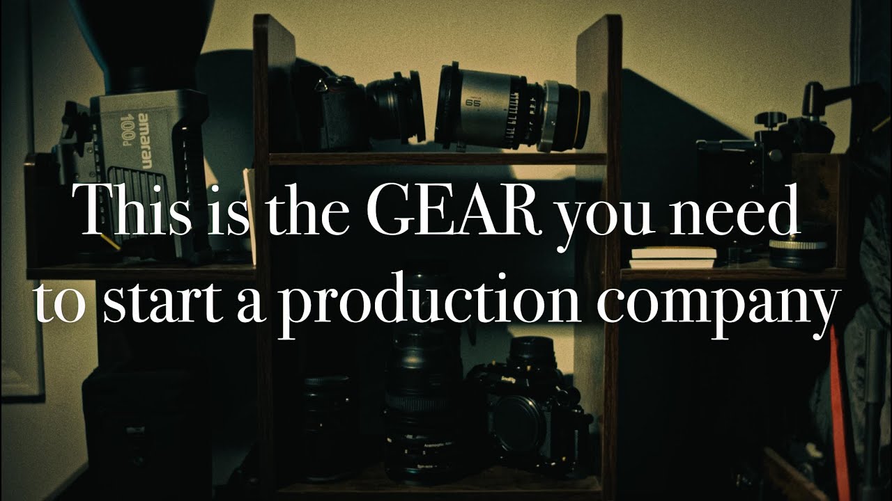 So you want to be a professional film-maker... here's what you need! - YouTube