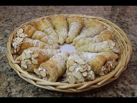 Cream Horns With Italian Meringue and Almonds!
