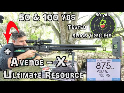 Air Venturi Avenge-X .22 (ULTIMATE Resource & Owner's Guide) Review + 50 & 100 Yards Tested + Tunes