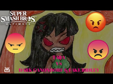 SSBU - Tara (me) vs Dark Ganondorf & Fake Ridley