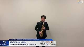 Wencheng JIN plays Caprice en forme de valse by P. Bonneau #adolphesax ...