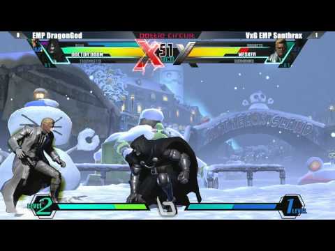 UMVC3 EMP Dragongod vs VxG EMP Santhrax - Next Level Battle Circuit #1 Tournament