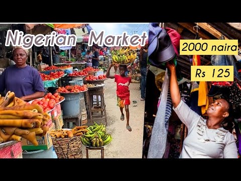 1000 Naira= Rs 62💰Shopping for our family of 14 members 😳🫂|| Nigerian market || Joint family🛒🛍️ 