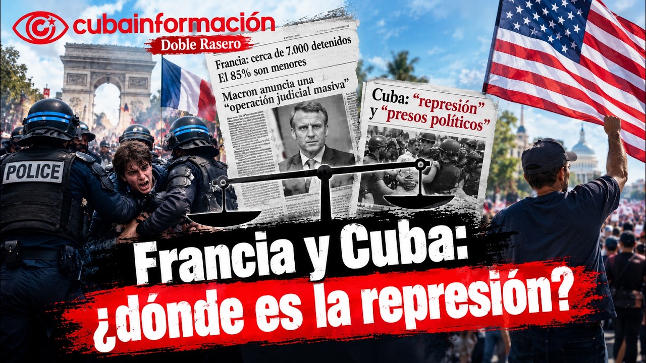 Francia y Cuba dónde es la represión
