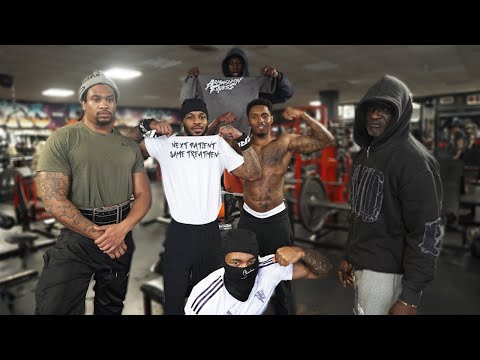 BRAZAVILLE TRAINS AT THE MOST DANGEROUS GYM IN THE UK!!