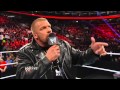 Triple H Vows To Beat Brock Lesnar At WrestleMania Raw March 25 2013