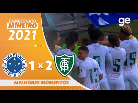 CRUZEIRO 1 X 2 AMÉRICA-MG | MELHORES MOMENTOS | SEMIFINAL IDA MINEIRO 2021 | ge.globo