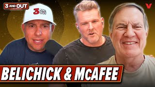 Reaction to Bill Belichick joining Pat McAfee Show for 2024 NFL Draft | 3 & Out