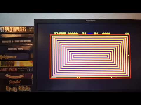 Llamatron Jeff Minter classic Atari ST and STE (1 megabyte Version full sound effects)