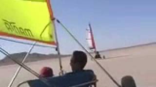 Landsailing at El Mirage