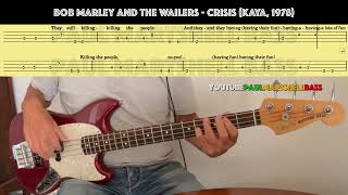 Crisis - Bob Marley (Bass Tutorial and tabs)