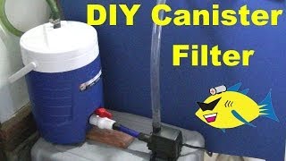 How To Make: DIY Canister Filter (Aquarium Filter)