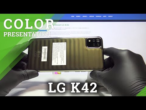 Color Presentation of LG K42 Green