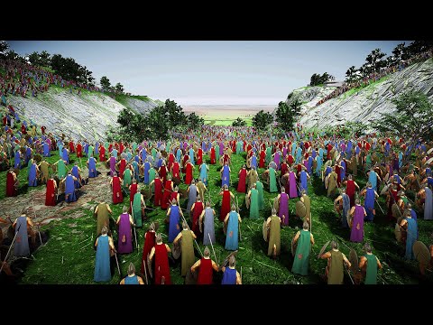 Evil Landing On Spartan's Beach | Ultimate Epic Battle Simulator 2 | UEBS2