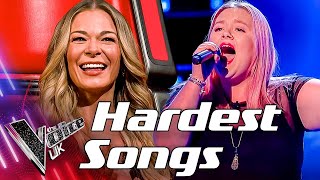 When Talents Pick the Hardest Songs for Their Blind Auditions
