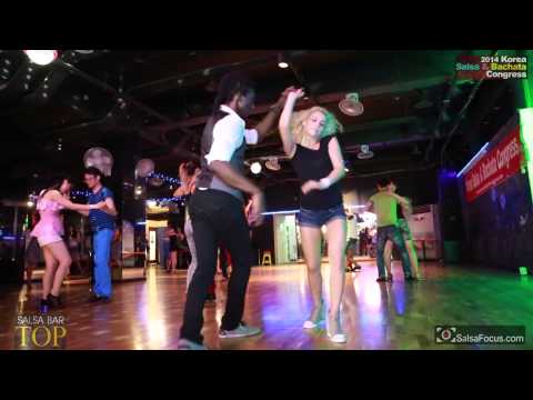 Patrick&Yunona Bachata Free Dance @ 2014 Korea salsa & Bachata congressAfter FAREWELL PARTY압구정 클럽 TOP