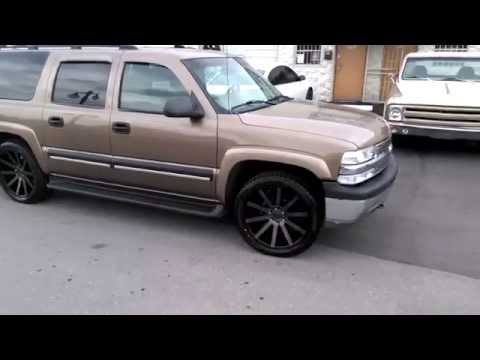 DUBSandTIRES.com 22\" Inch DUB Shot Calla Machine Black 2004 Chevy Suburban Truck Wheels Miami