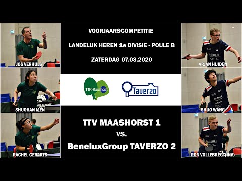 TTV MAASHORST 1 - BeneluxGroup TAVERZO 2 - 07.03.2020