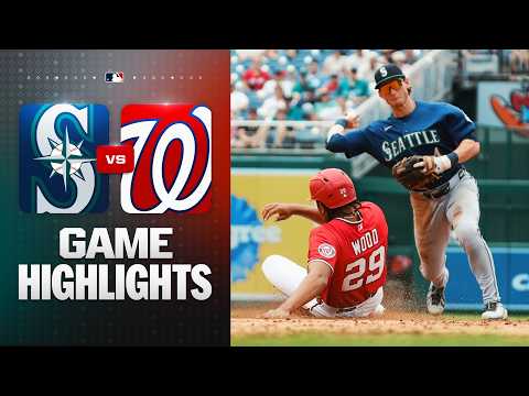 워싱턴 VS 시애틀 10:1 MLB 하이라이트