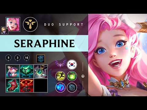Seraphine Support vs Thresh - KR Master Patch 26.04