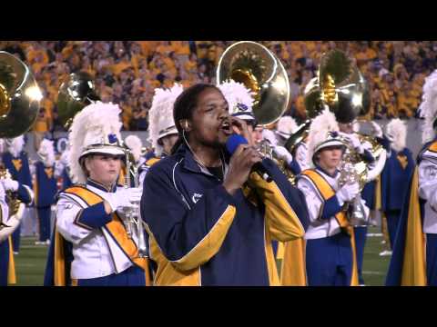 Landau Eugene Murphy Jr. Sings National Anthem at WVU vs LSU Game
