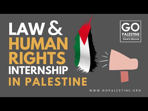 Law & Human Rights Internship in Palestine