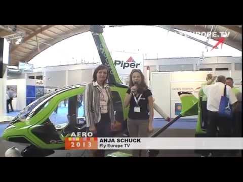 DiNelly® - Monika Griesbeck - AERO Friedrichshafen 2013 - Interview about eXoGyro