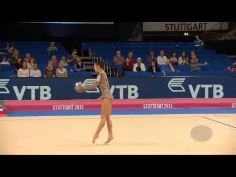MINAGAWA Kaho (JPN) – 2015 Rhythmic Worlds, Stuttgart (GER), Qualifications Ball