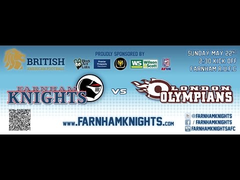 Farnham Knights vs London Olympians - 22 May 2016