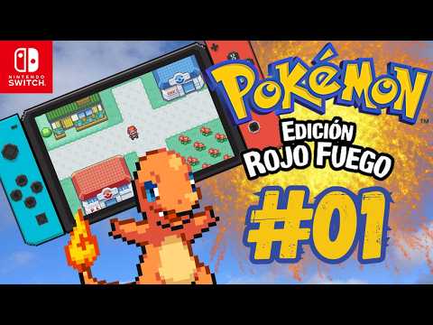 [🔴DIRECTO] POKEMON ROJO FUEGO 🔥 #01 - NINTENDO SWITCH - GAMEPLAY EN ESPAÑOL - JUEGO COMPLETO - 100%