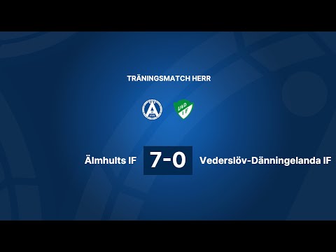Älmhults IF - Vederslöv-Dänningelanda IF (7-0)