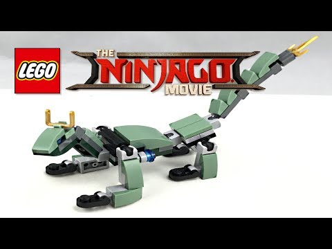 LEGO Ninjago Movie Green Ninja Mech Dragon review! 2017 polybag 30428!