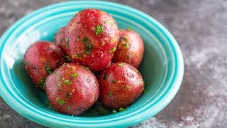Pressure Cooker Baby Potatoes with Butter and Parsley