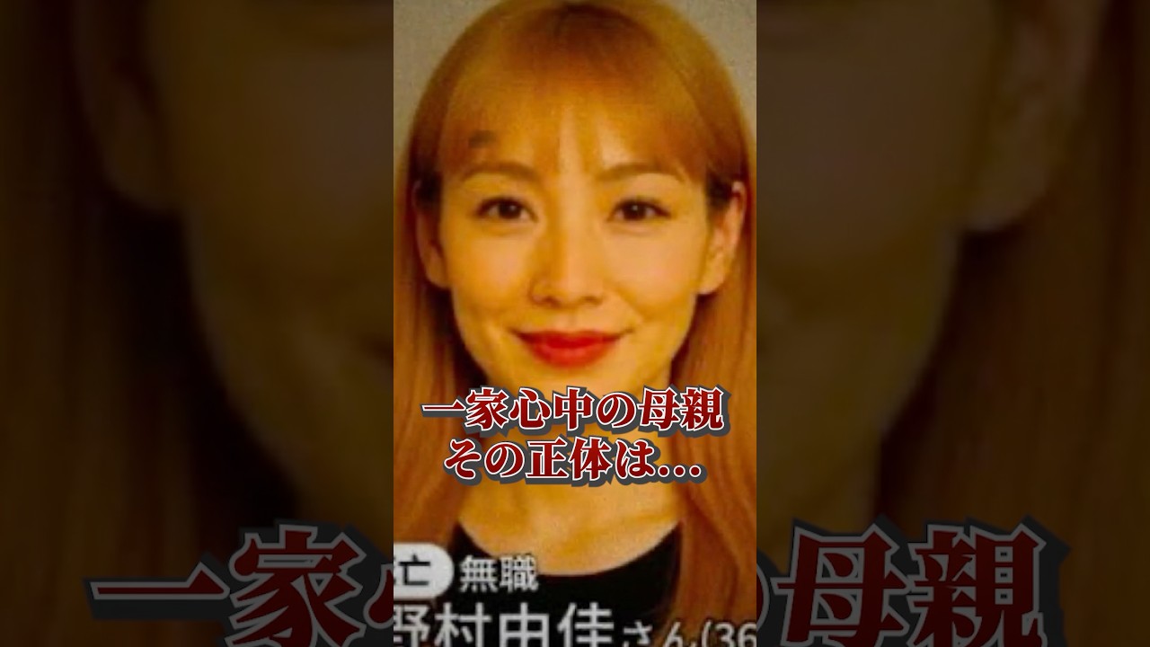 【西東京市心中】野村由佳さんの真相 #shorts