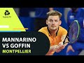 Adrian Mannarino vs David Goffin | 2022 Montpellier Live Stream