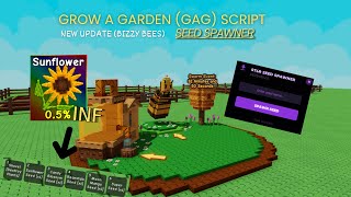 [New Update BIZZY BEES 🐝🍯] Grow A Garden (GAG) Script | SEED SPAWNER (NOT VISUAL) | UNPATCHED