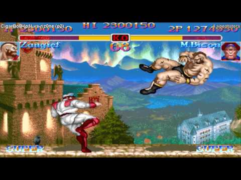 [HD] GGPO SSF2T - CigarBob(USA) Vs Rizone(USA) - Casuals