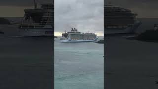 Allure of the Seas outbound to sea! #royalcaribbeancruises #carnivalcruises #cruise