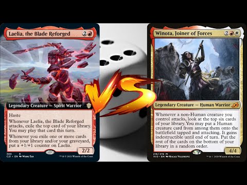 Laelia VS Winota - MTG EDH Duel Commander