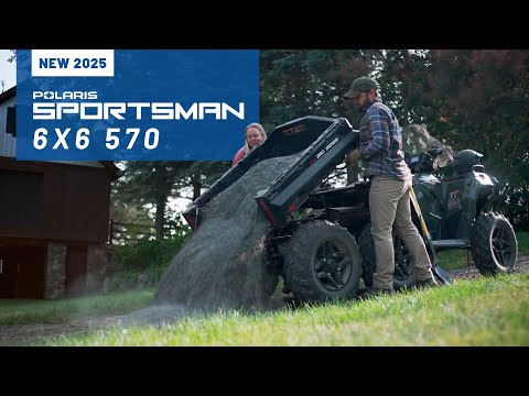 2025 Polaris Sportsman 6x6 570 in Gorham, New Hampshire - Video 1
