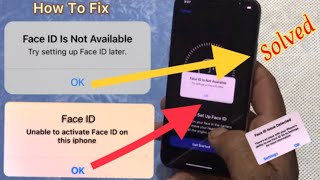 2023,FIXED,Face ID Is Not Available Try Setting Up Face ID Later/Face ID Don