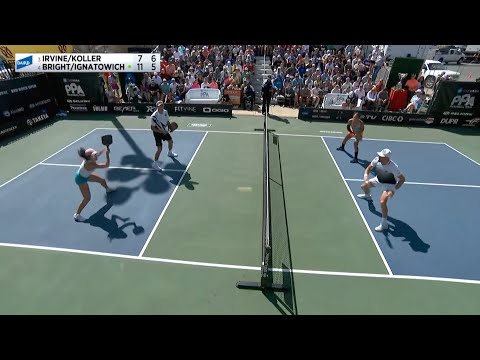 Koller/Irvine vs. Bright/Ignatowich - Mixed Doubles GOLD Medal Match Highlights - PPA Red Rock Open