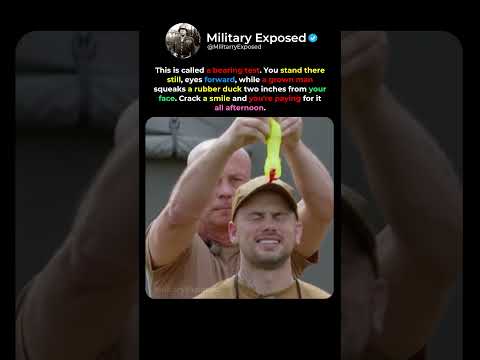 The Military's Hardest Bearing Composure Test 🐔😂
