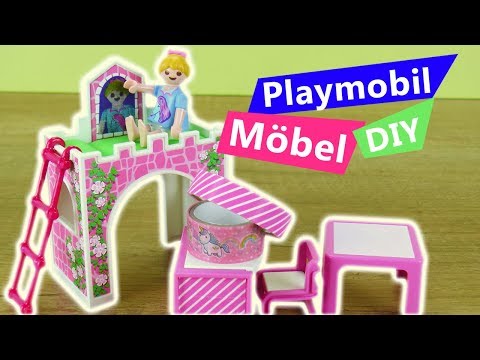 Playmobil Möbel DIY | Hannahs neues Zimmer umgestalten | Ideen für ein Playmobil Kinderzimmer