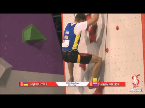 IFSC Climbing World Championships Gijón 2014 - Speed - Final - Men - New world record 5.60 sec
