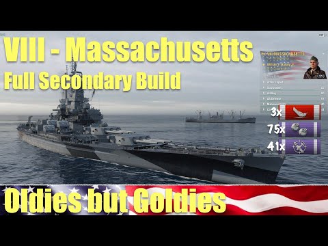 USS Massachusetts - Oldies but Goldies - Full Secondary Build